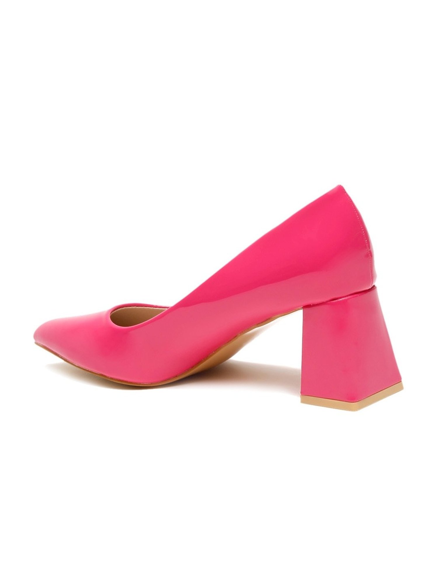 Flat N Heels Women's Pink Casual Pumps