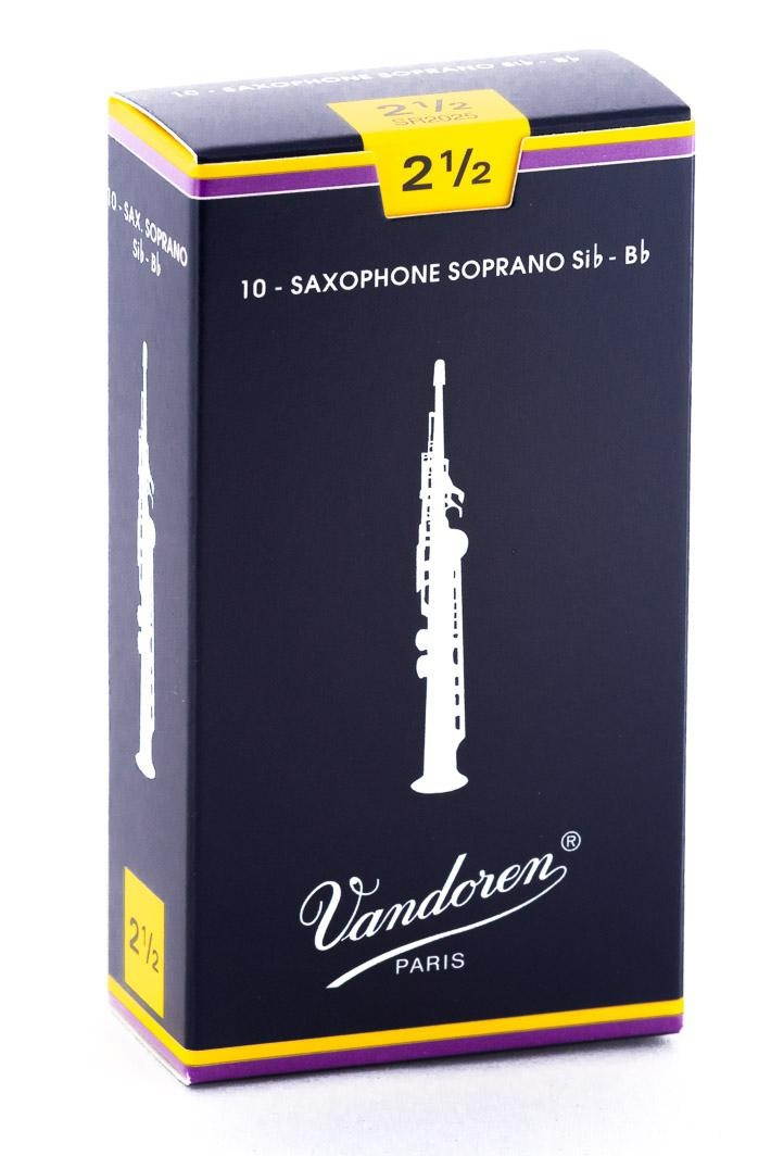 Vandoren Soprano Saxophone #2.5 Reeds