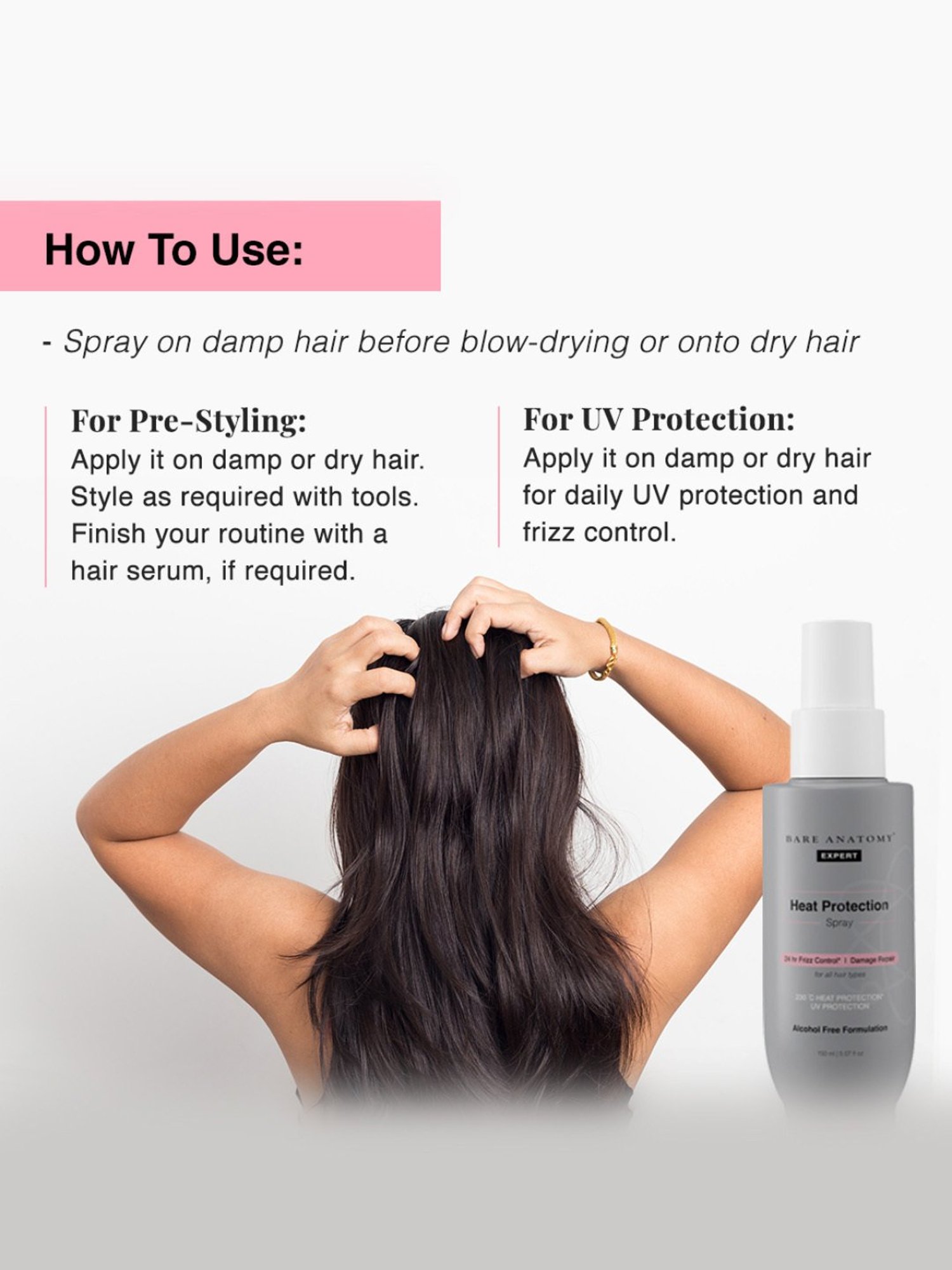 Bare Anatomy Expert Heat Protection Spray - 150 ml