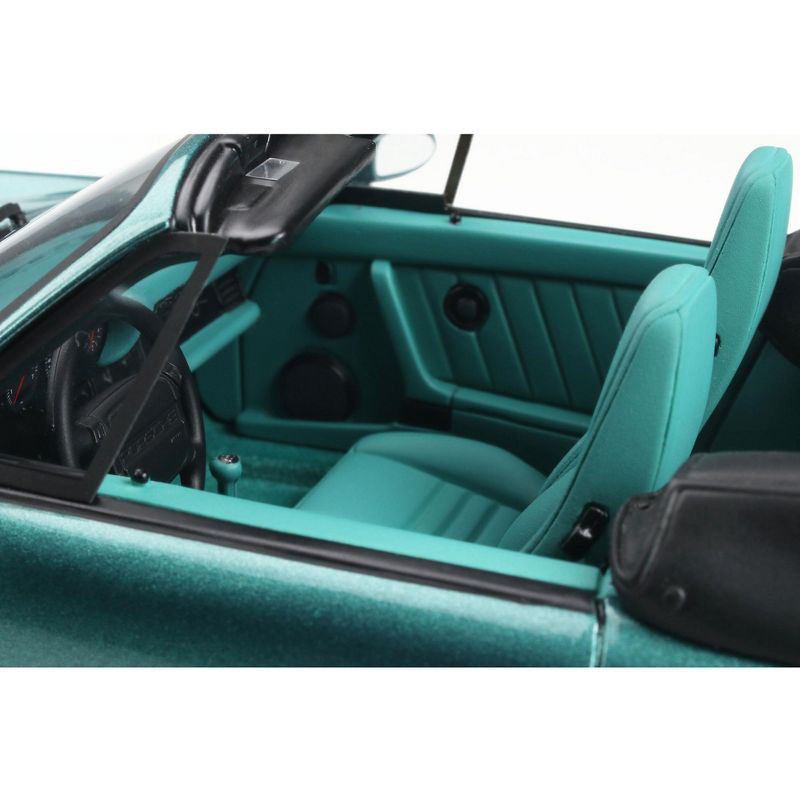 Porsche 911 (964) Carrera 2 Convertible Turbo Look Green Metallic w/Green Interior Ltd Ed 911 pcs 1/18 Model Car by GT Spirit