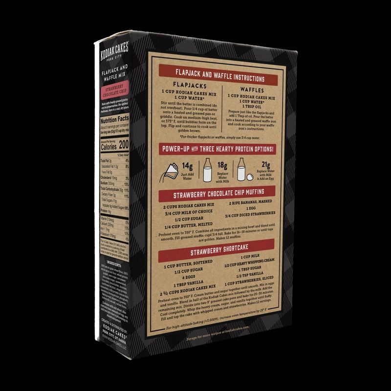 Kodiak Cakes Power Cakes Strawberry Dark Chocolate Pancake Mix - 18oz