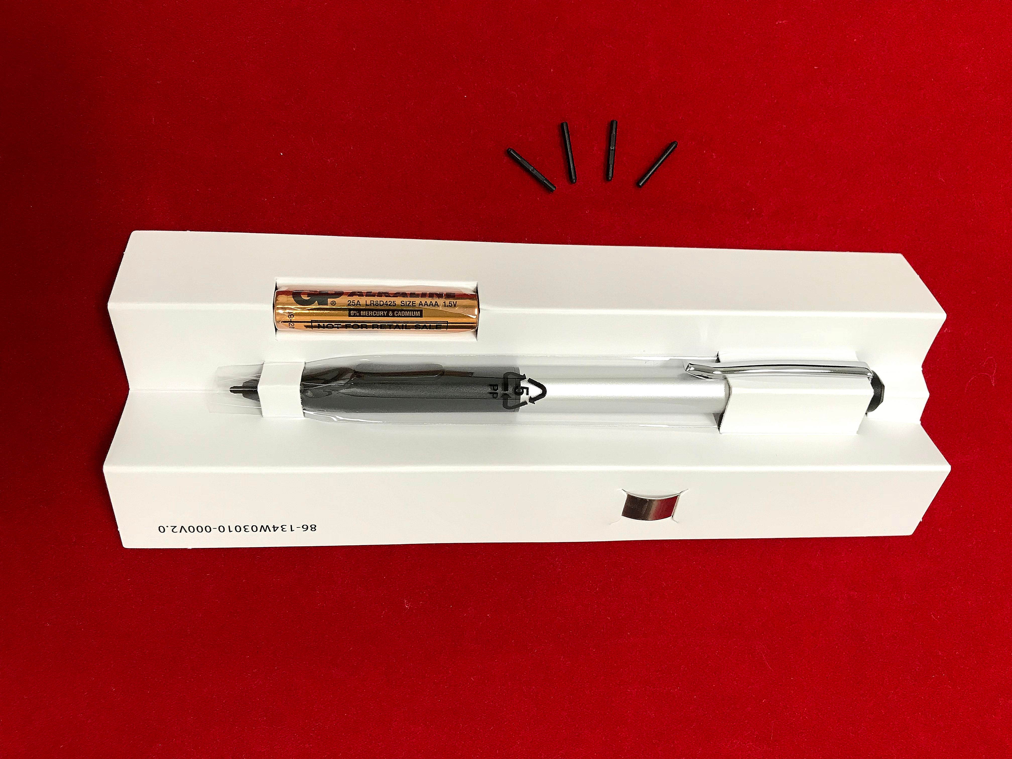 Surface New Active Digital Pen with 1024 Levels of Pressure Sensitivity for Microsoft Surface Pro(2017), Surface Laptop, Surface Pro 4, Surface Pro 3, Surface Book and Surface Studio (Black Silver)