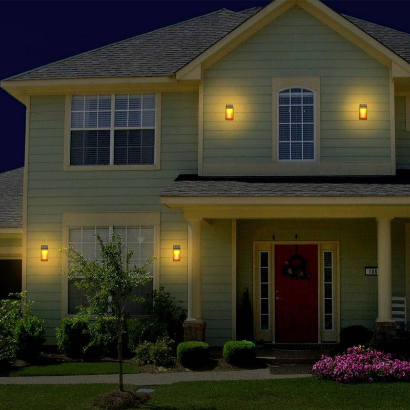 LED Solar Single Direction Outdoor Wall Light - Techko Kobot