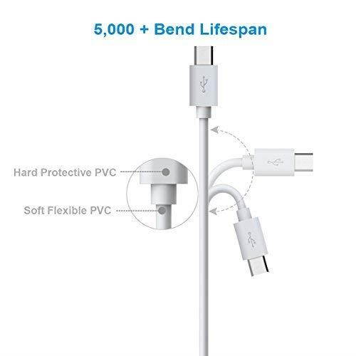 [2-Pack] QOLIXM 3 Feet Micro USB Cable, Quick Charge and Sync Cord for Android/Kindle/Windows/MP3/Camera and Other Device, Black + White