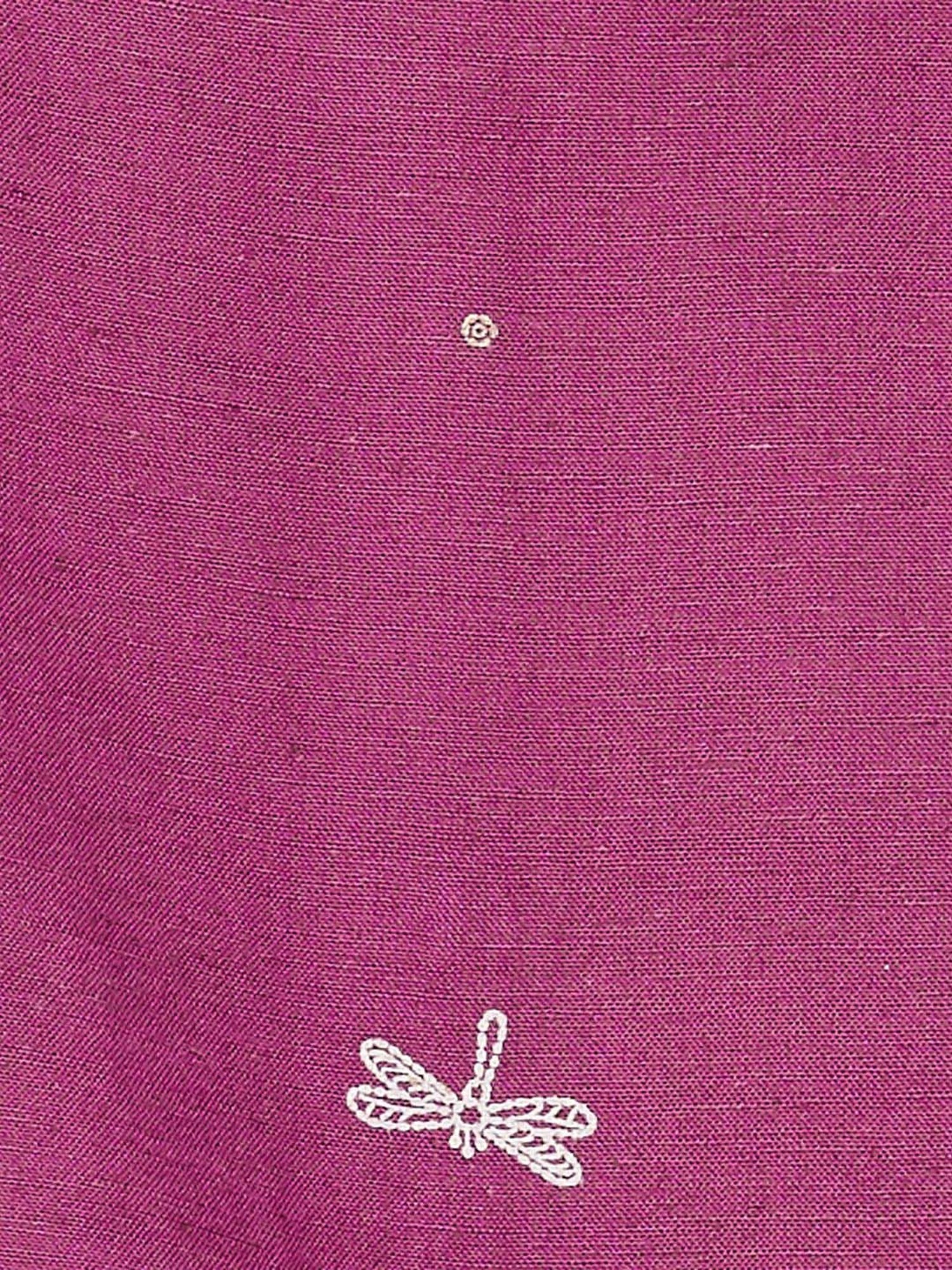 Colour Me by Melange Purple Embroidered Tunic