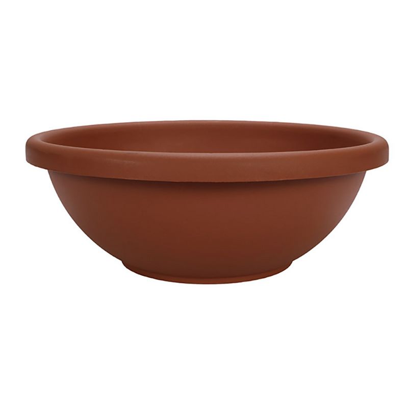 HC Companies GAB22000E35 22 Inch Garden Bowl Planter Pot, Terra Cotta (4 Pack)