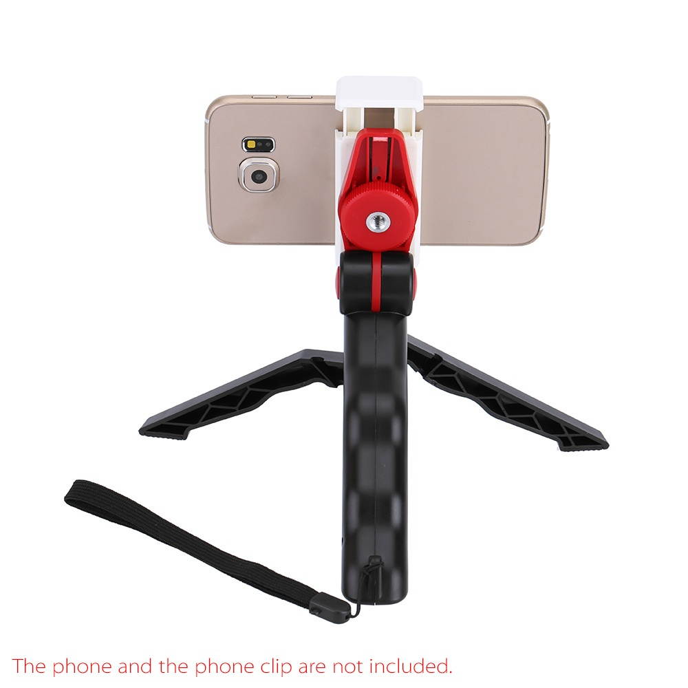 2in1 Mini Portable Folding Table-top Tripod Stand + Handheld Grip for GoPro Hero 4/3+/3/2/1 DC DSLR SLR Camera and Smartphone