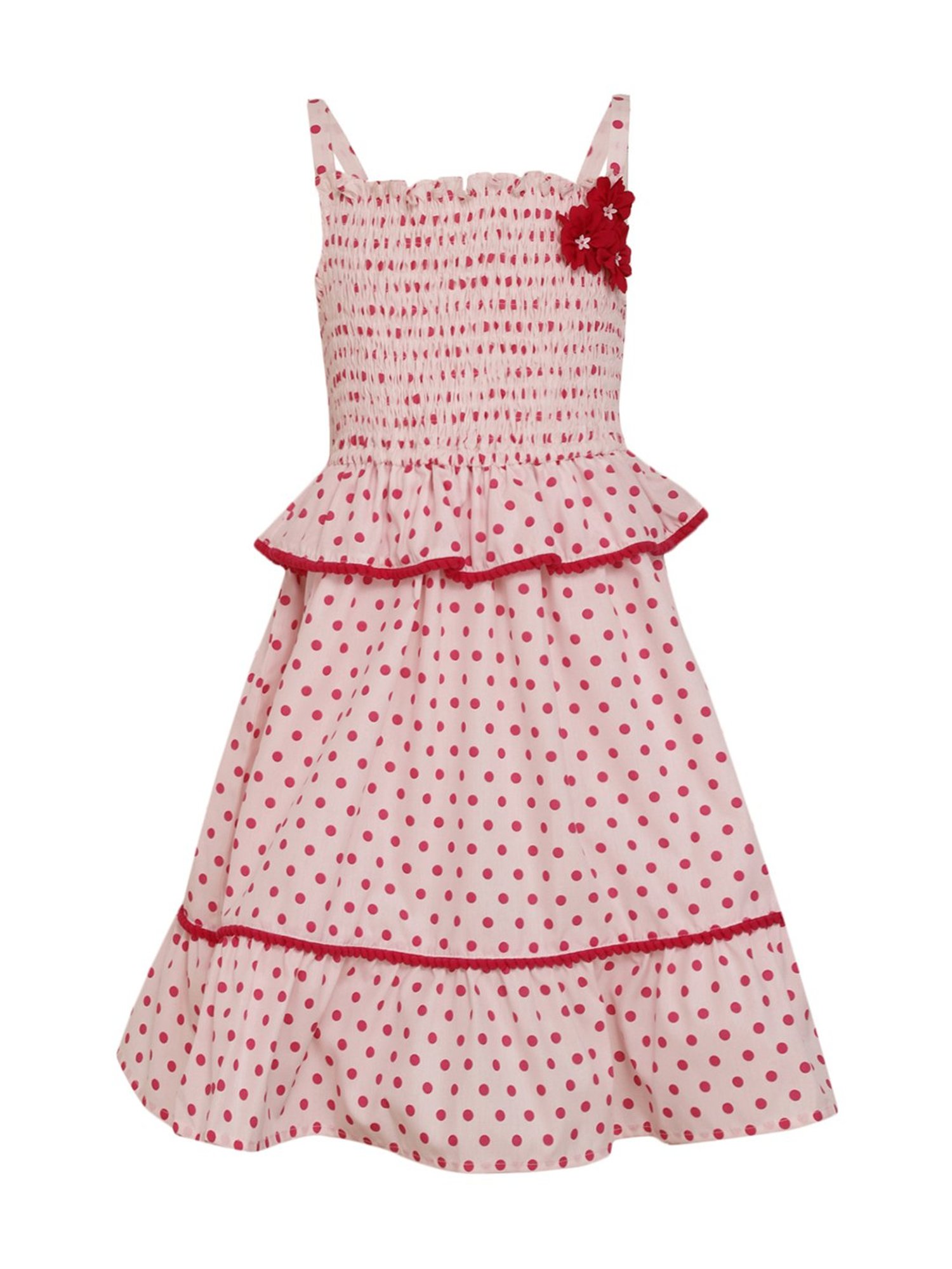 A Little Fable Kids Multicolor Cotton Printed Dress