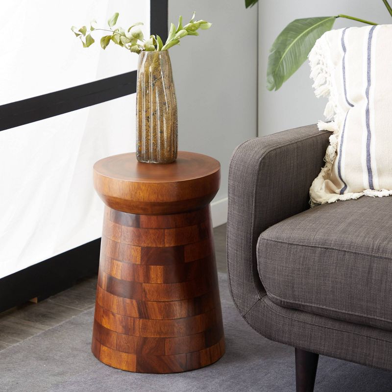 Set of 3 Glam Mirrored Accent Tables Gold - Olivia & May