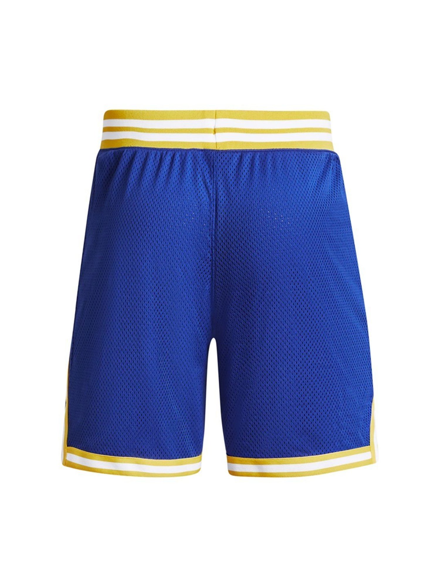 Under Armour Blue Loose Fit Printed Sports Shorts