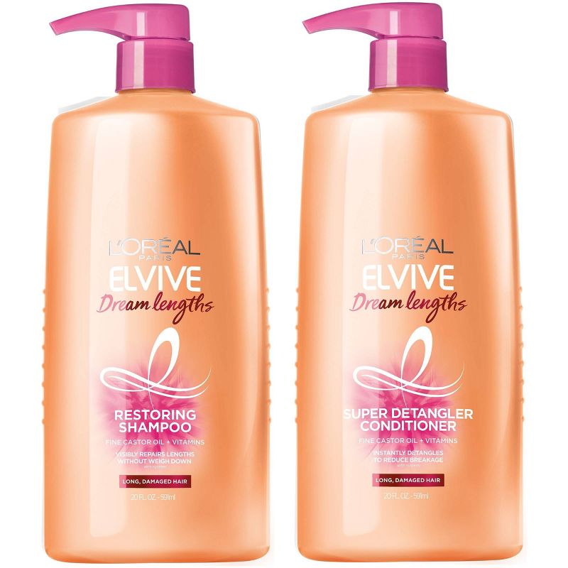 L'Oreal Paris Dream Lengths Shampoo & Conditioner Kit - 28 fl oz