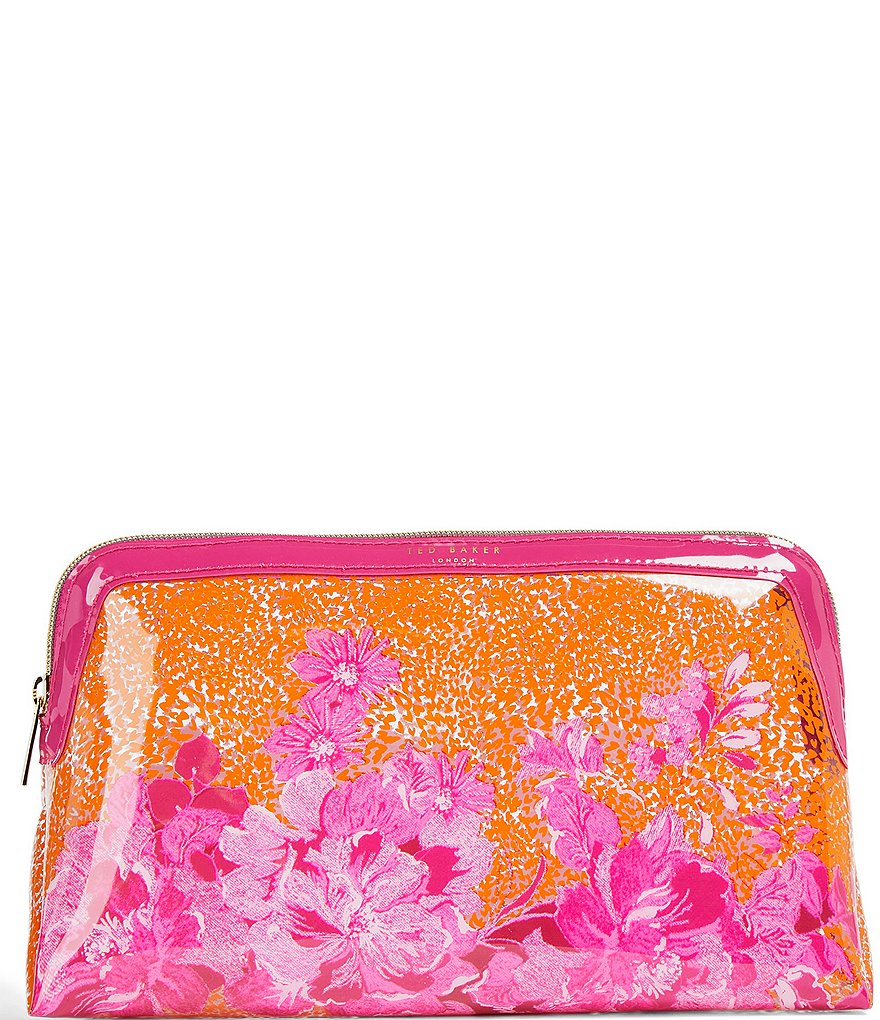 Ted Baker London Large Zip Around Floral Cosmetic Bag