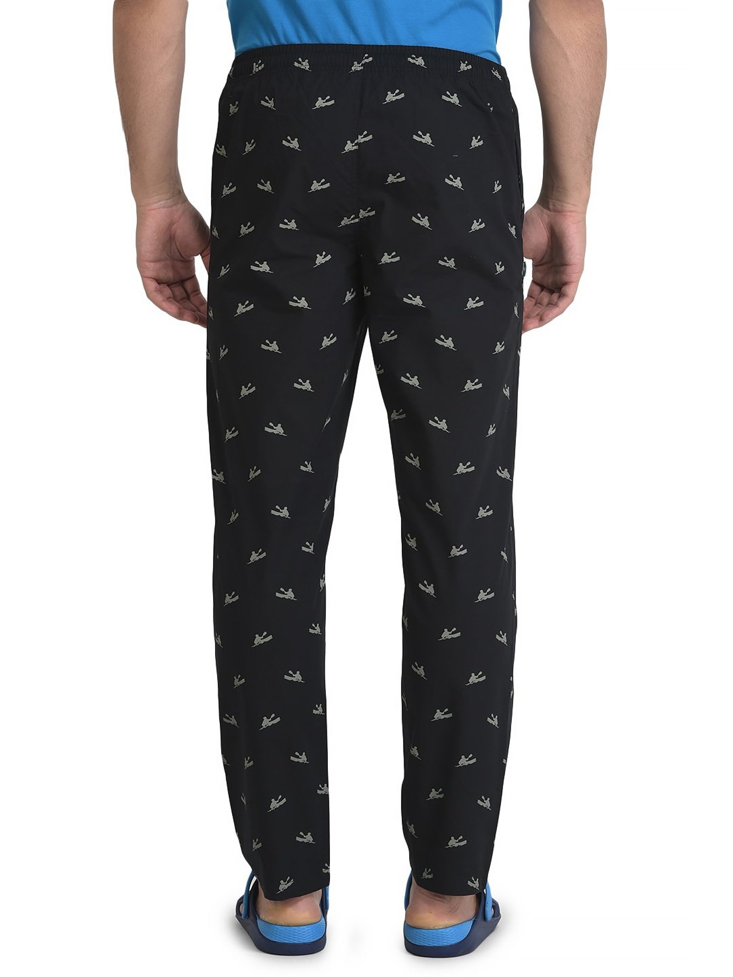 Woodland Black Printed Pyjamas