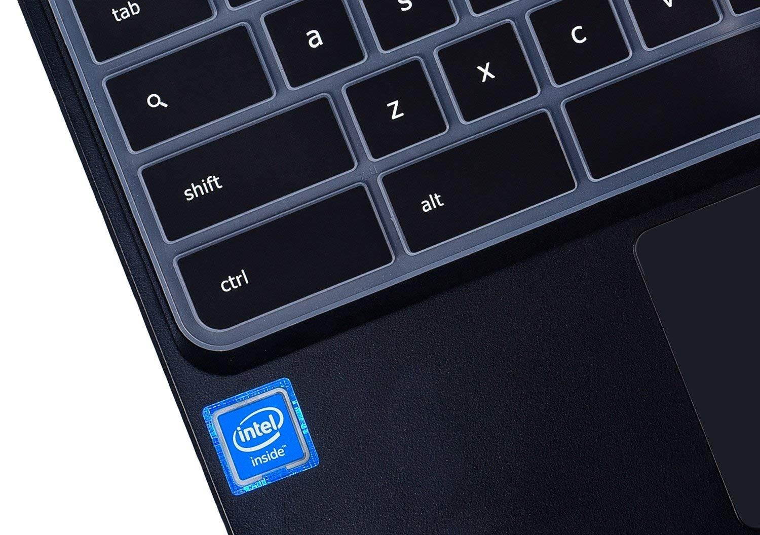 CaseBuy Acer Chromebook R 13 Keyboard Protector Skin Cover for 2017 Acer Premium R11/11.6" Acer Chromebook 11 CB3-131/Chromebook R 11 CB5-132T/13.3" Chromebook R 13 CB5-312T (Black)