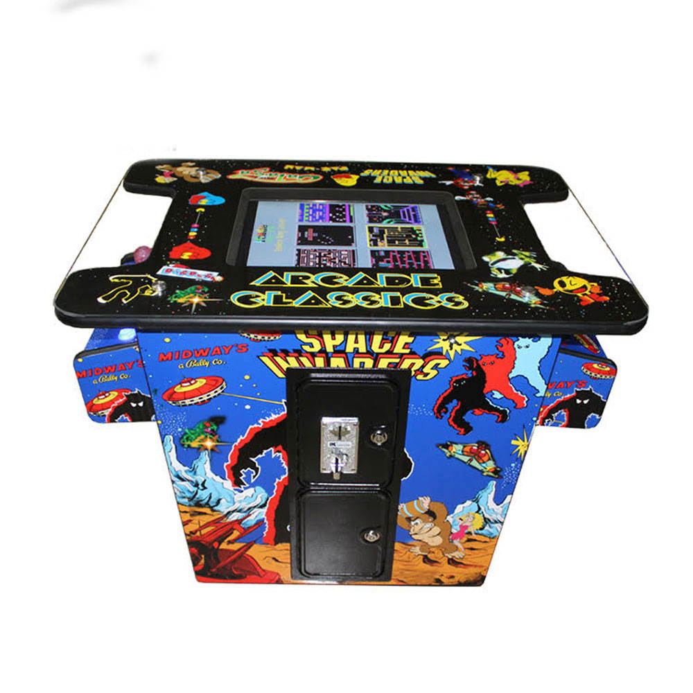 Cocktail Arcade Machine Video Game 22" LCD with 60 Classic Games Special Artwork