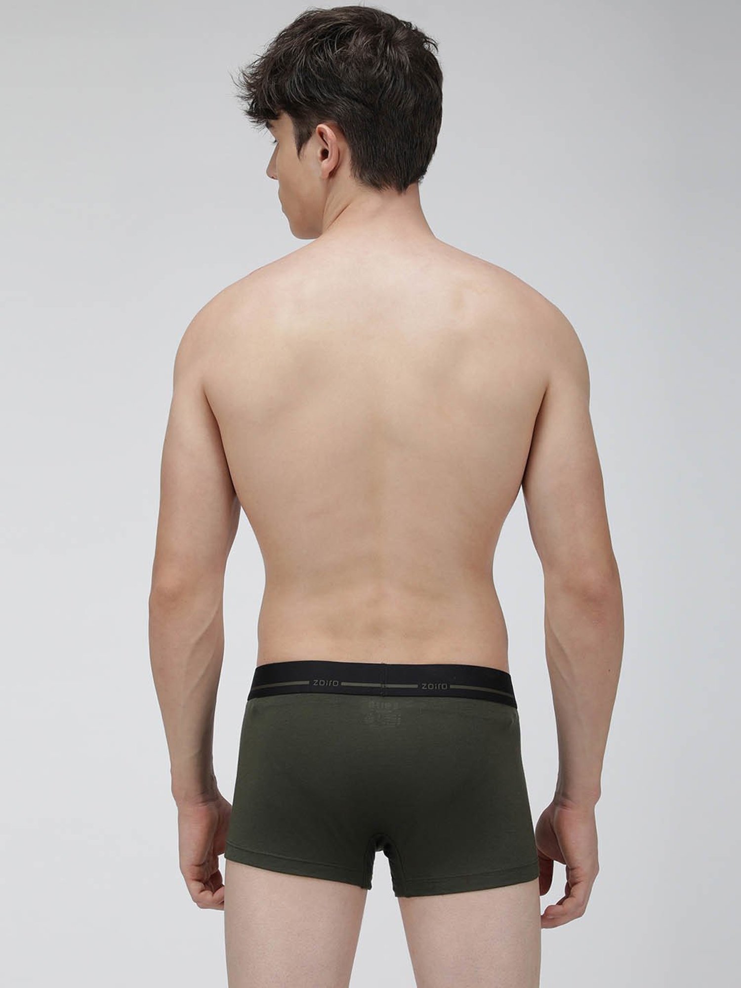 Zoiro Allen Green Regular Fit Trunks