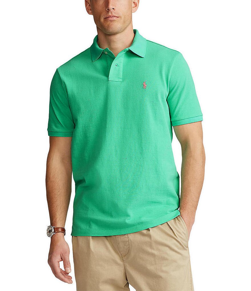 Polo Ralph Lauren Classic-Fit Solid Mesh Polo Shirt