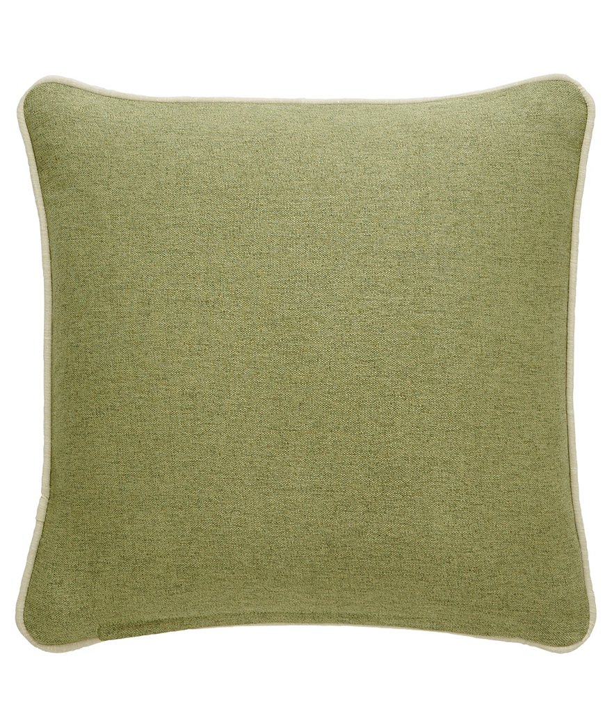 Rose Tree Gwyneth Greek Key Embroidered Bands Square Pillow