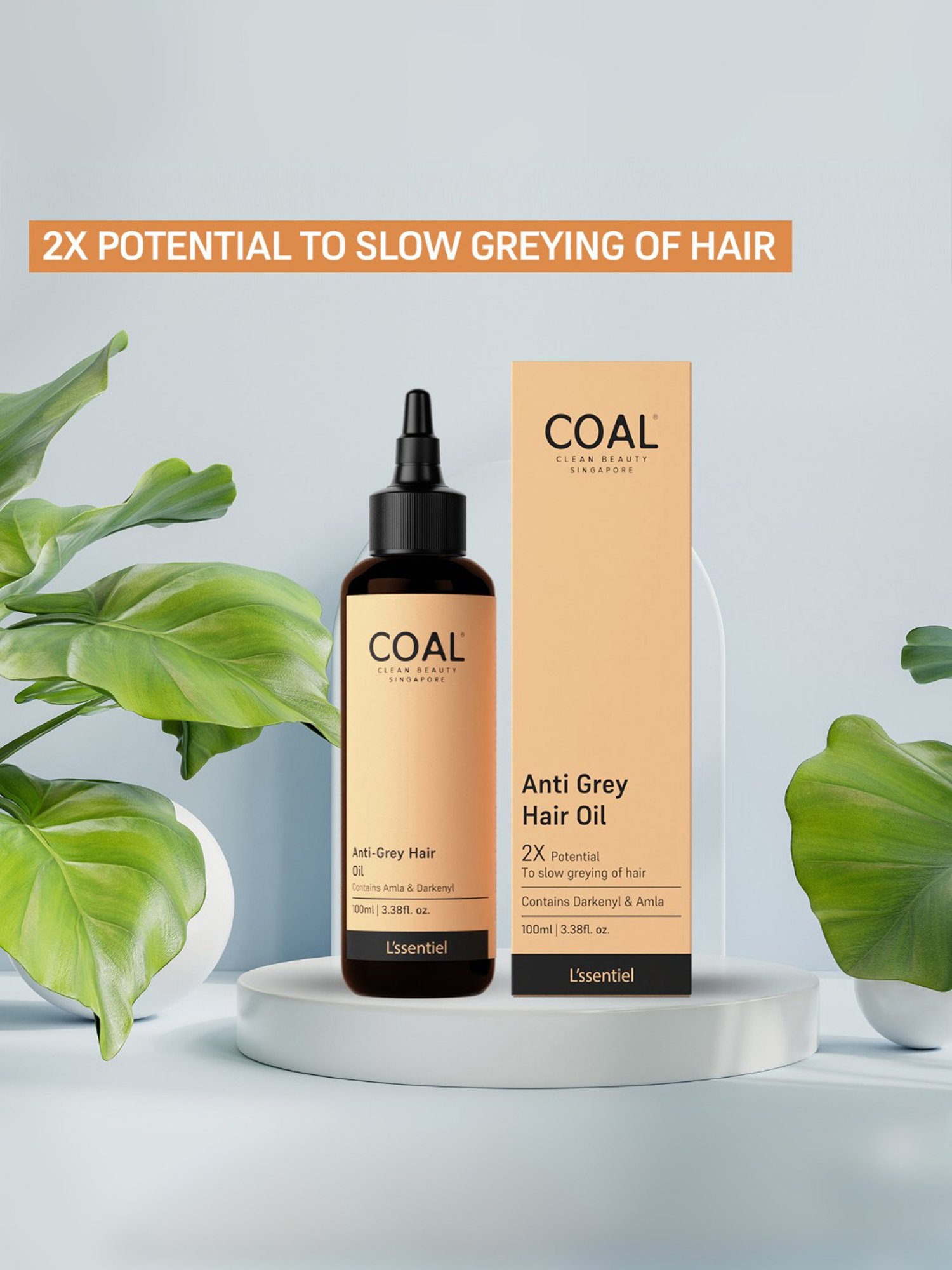 COAL Clean Beauty Anti-Grey Hair Oil - 100 ml
