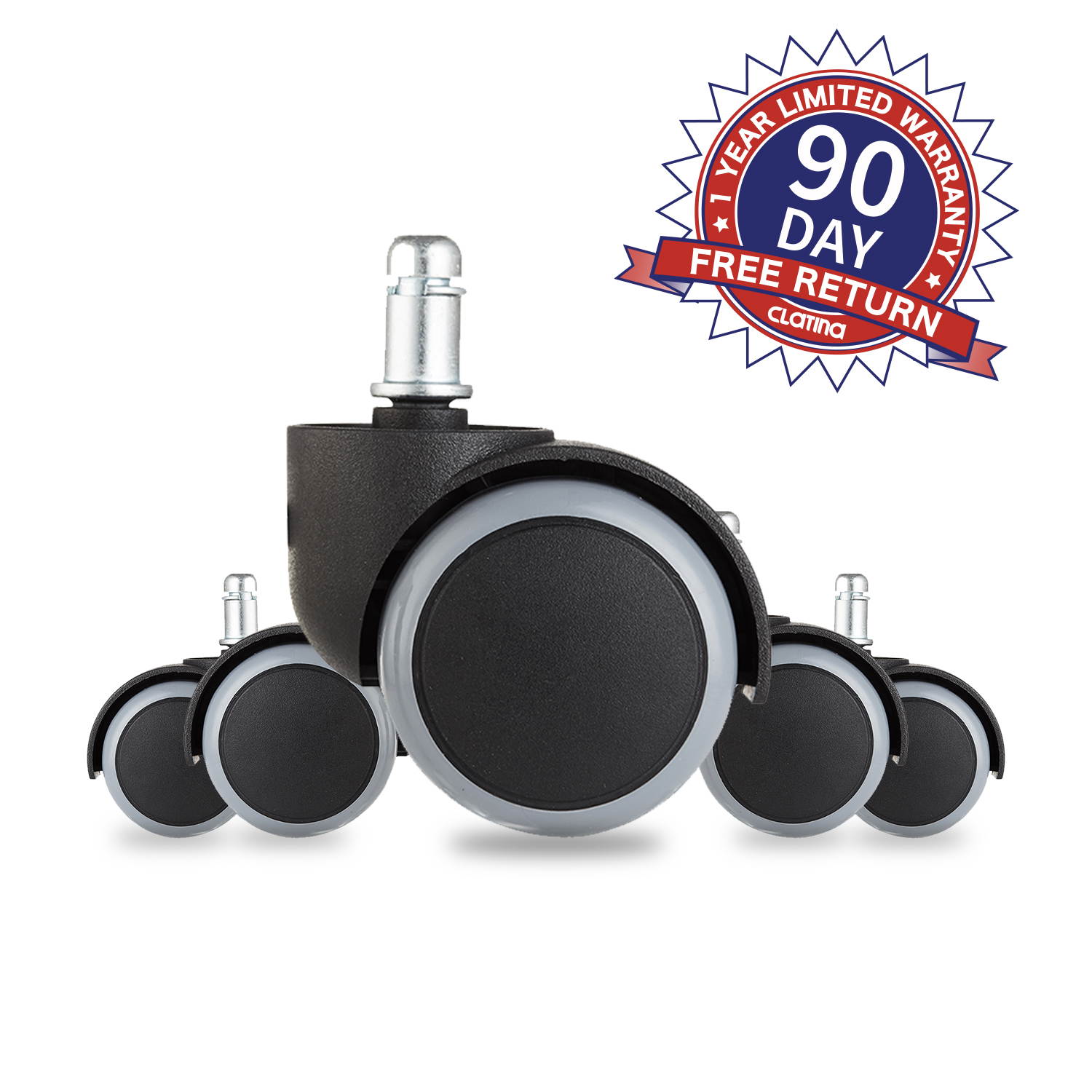 RESPAWN Sidewinder Gaming Chair, PU Leather, in Rage Red (RSP-125-RED)