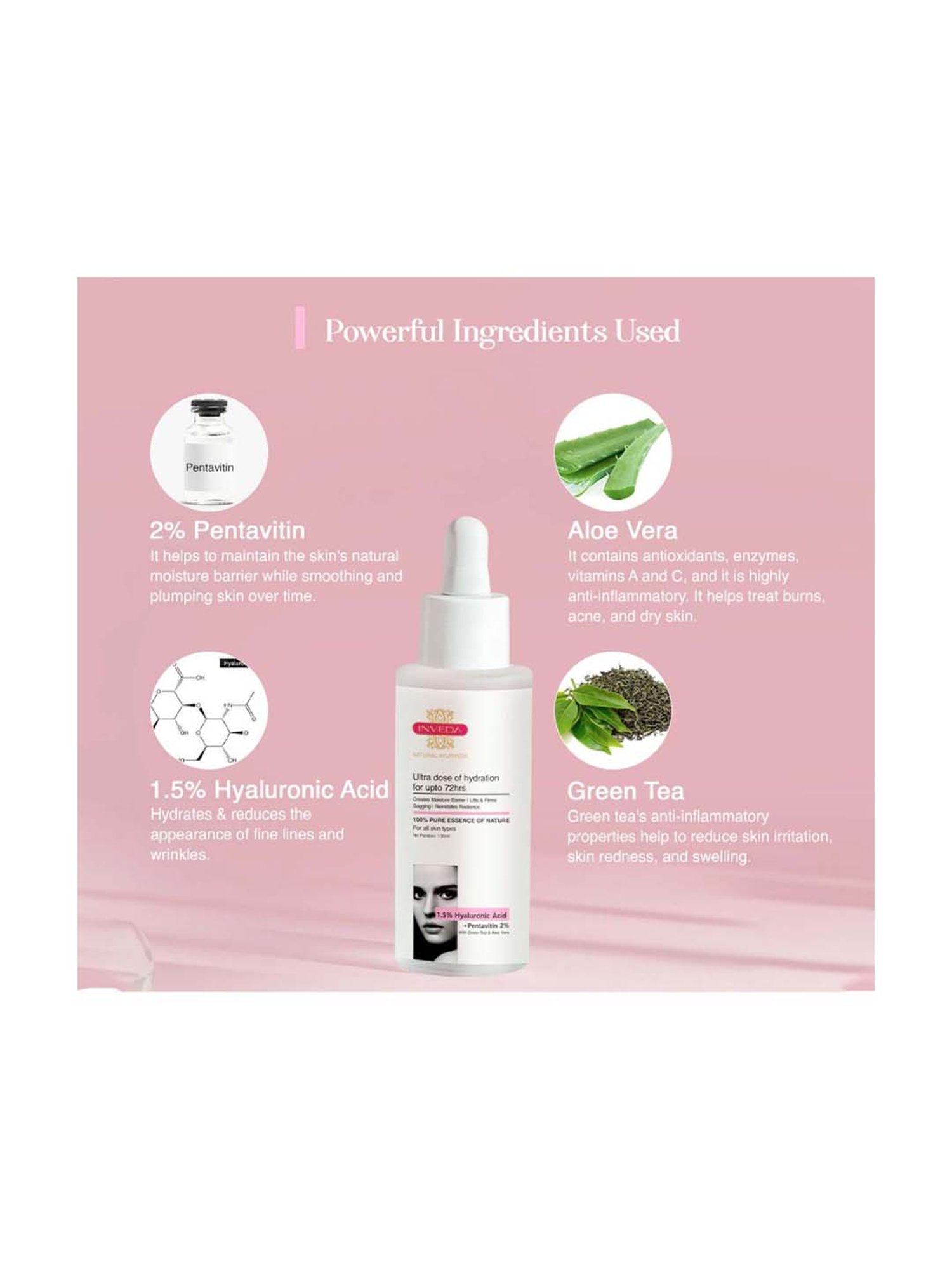 INVEDA 1.5% Hyaluronic Acid with 2% Pentavitin - 30 ml