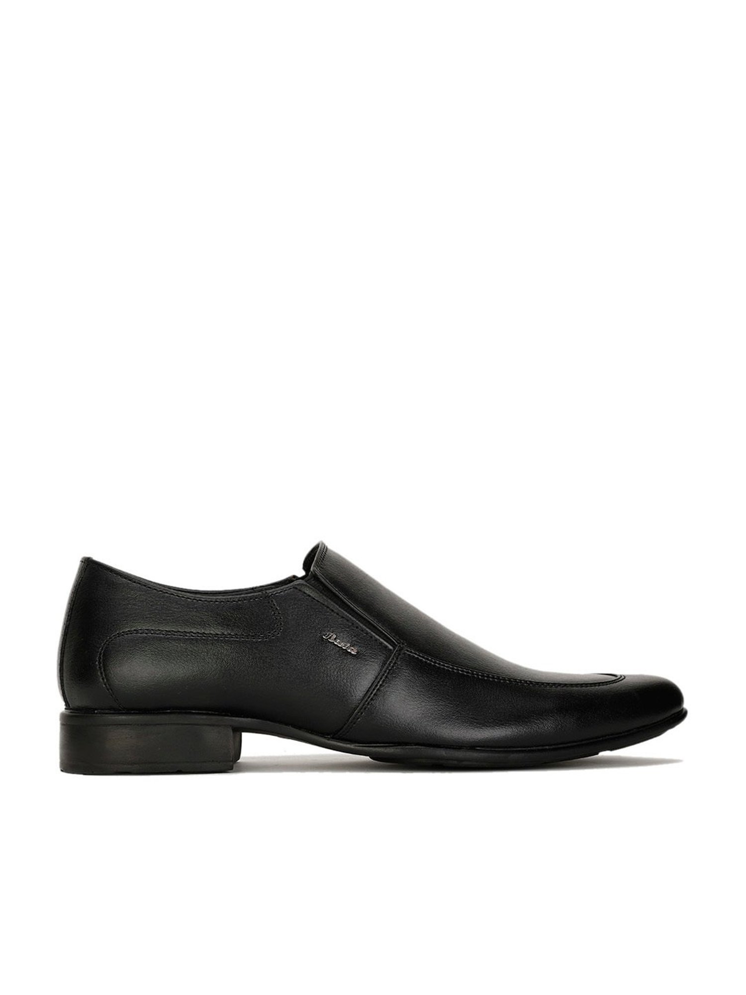 Bata Men's SHARK E Black Loafers