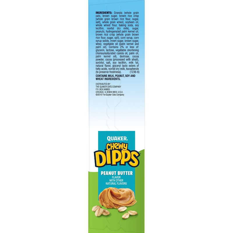 Quaker Chewy Dipps Peanut Butter 1.05oz/14ct