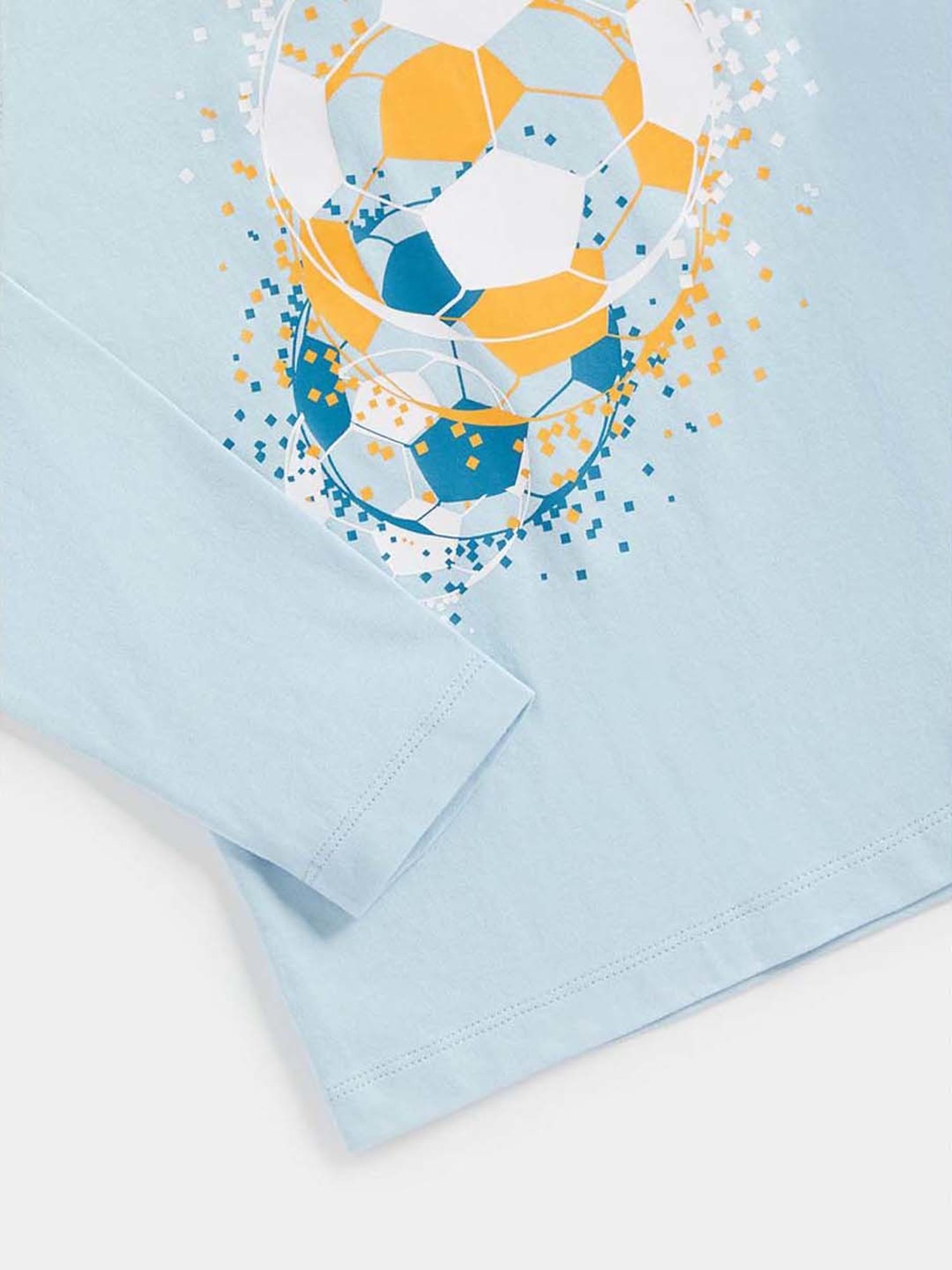 Mothercare Kids Blue Printed Full Sleeves T-Shirt