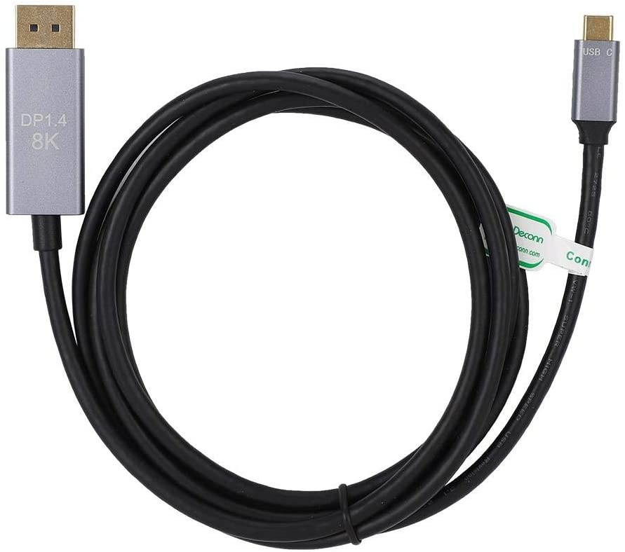 Simlug Aluminium Alloy Shell 7680x4320 Resolution Video Cable HD Cable Cable for HD Display HD Video for 8K Dispalyport