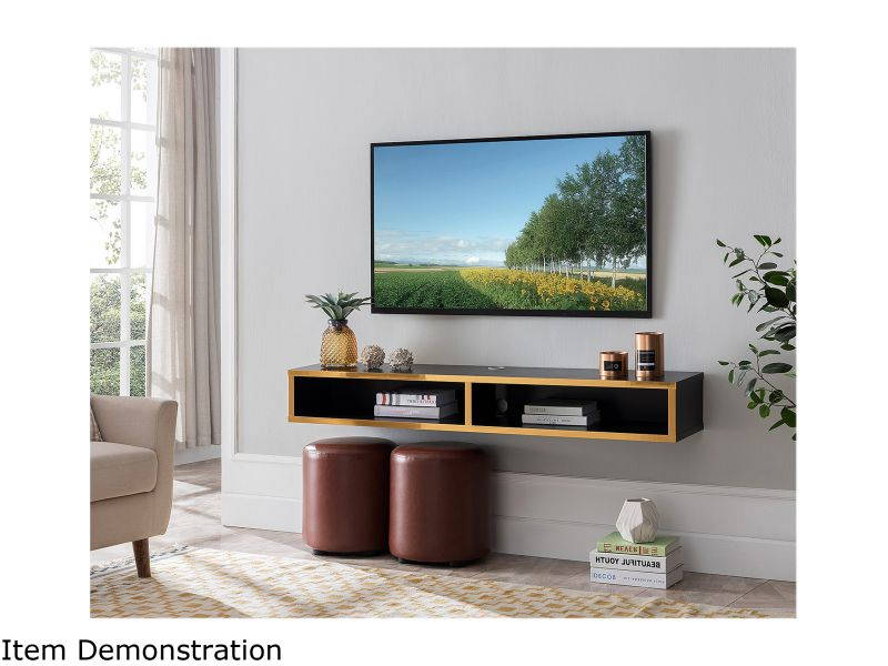 AVF FSL700LUCSW-A 32 - 65" Reflections - Lucerne Curved Pedestal TV Stand