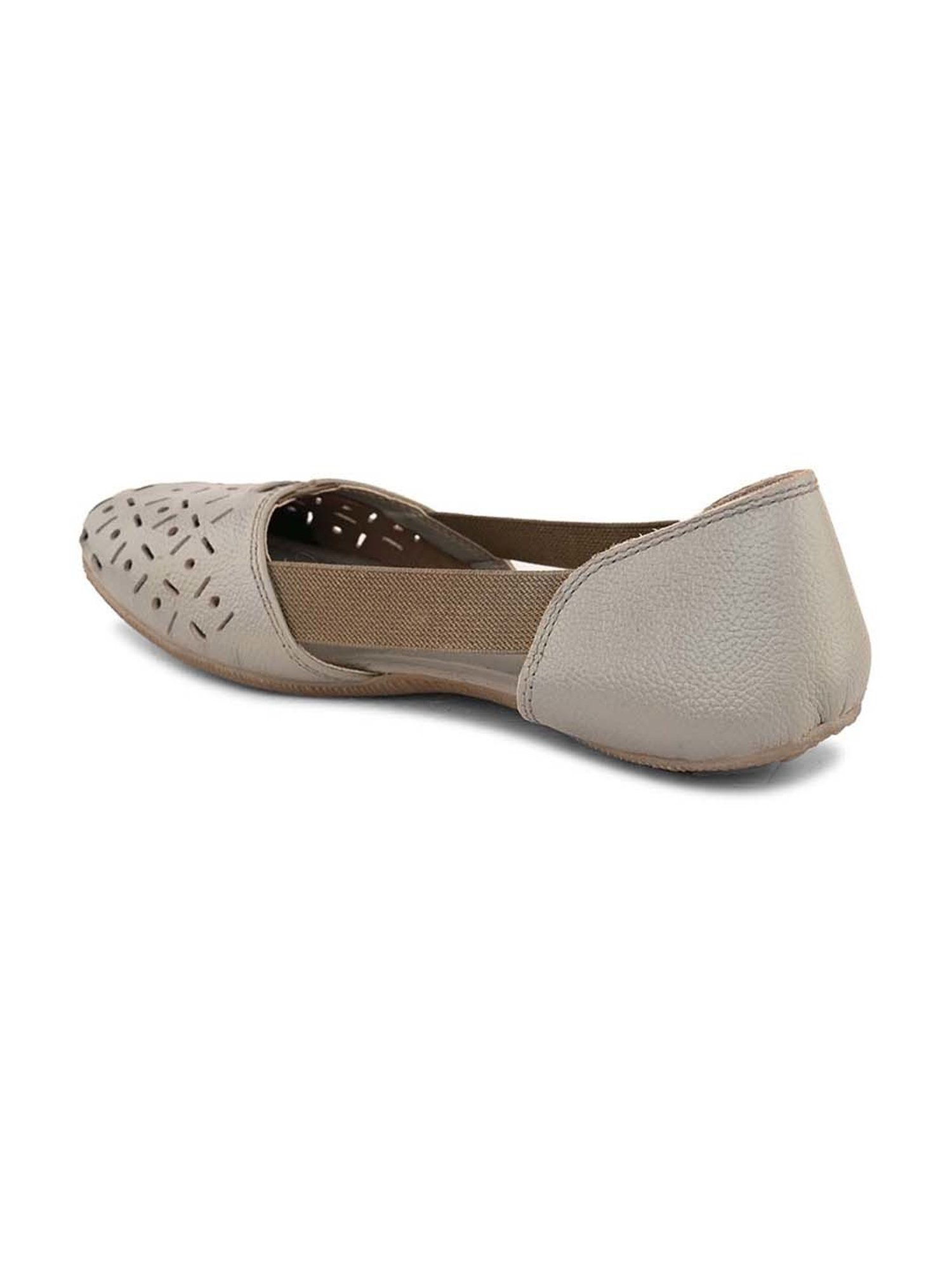 Pelle Albero Women's Grey Flat Ballets