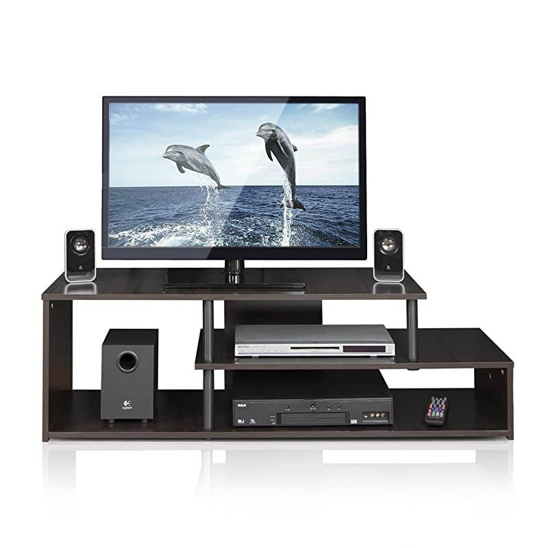 Econ Low Rise TV Stand, Espresso/Black