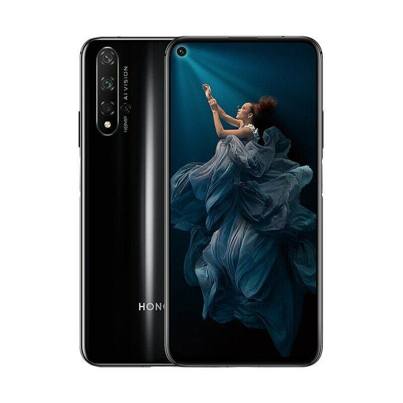 HONOR 20 Dual-SIM 128GB / 6GB RAM (GSM Only, No CDMA) Factory Unlocked 4G/LTE Smartphone - Sapphire Blue