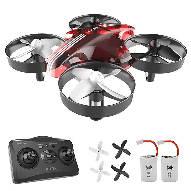 Mini Drones for Kids and Beginners Remote Control Toys Quadcopter 24Ghz 6Axis Gyro 4 Channels Remote Control Helicopter is Best Kid Toys Gift AT66