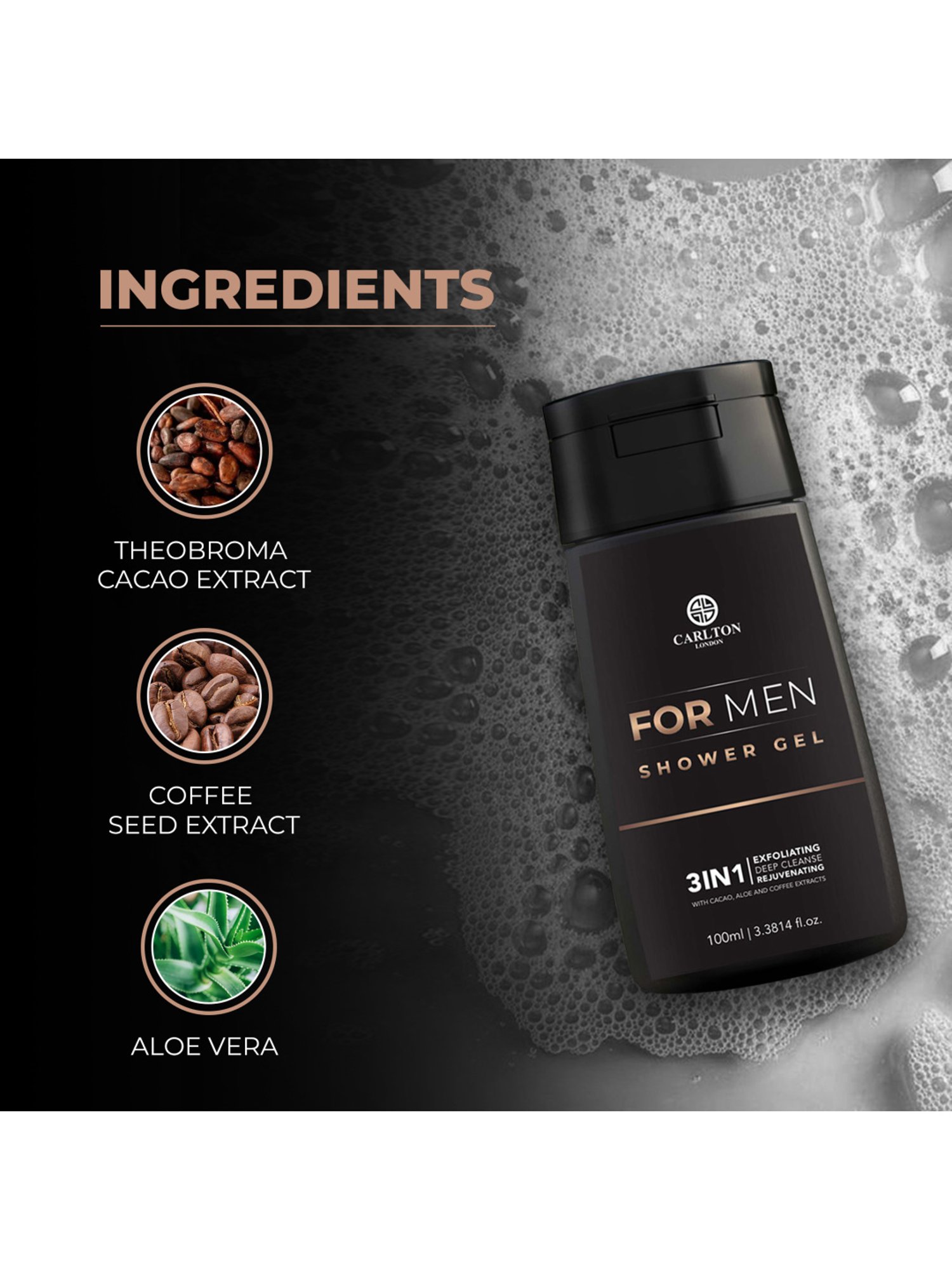 Spruce Shave Club Charcoal Body Wash - 200 gm