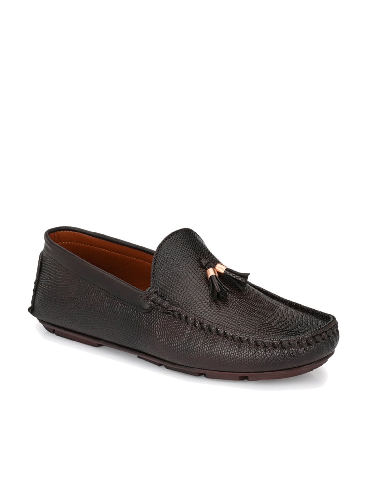 El Paso Men's Brown Casual Mocassins
