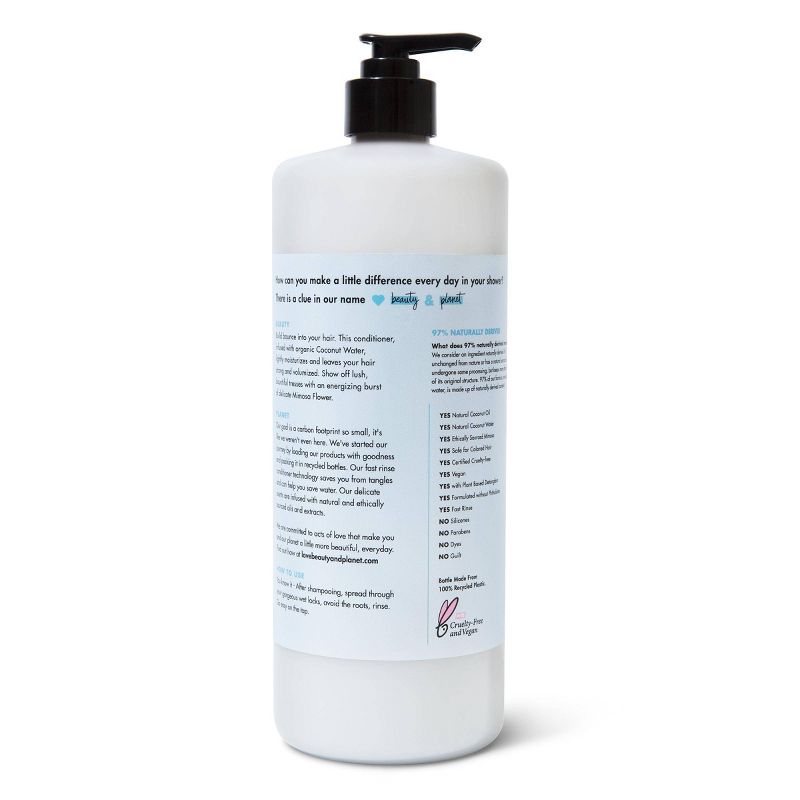 Love Beauty and Planet Coconut Water & Mimosa Flower Conditioner - 32 fl oz