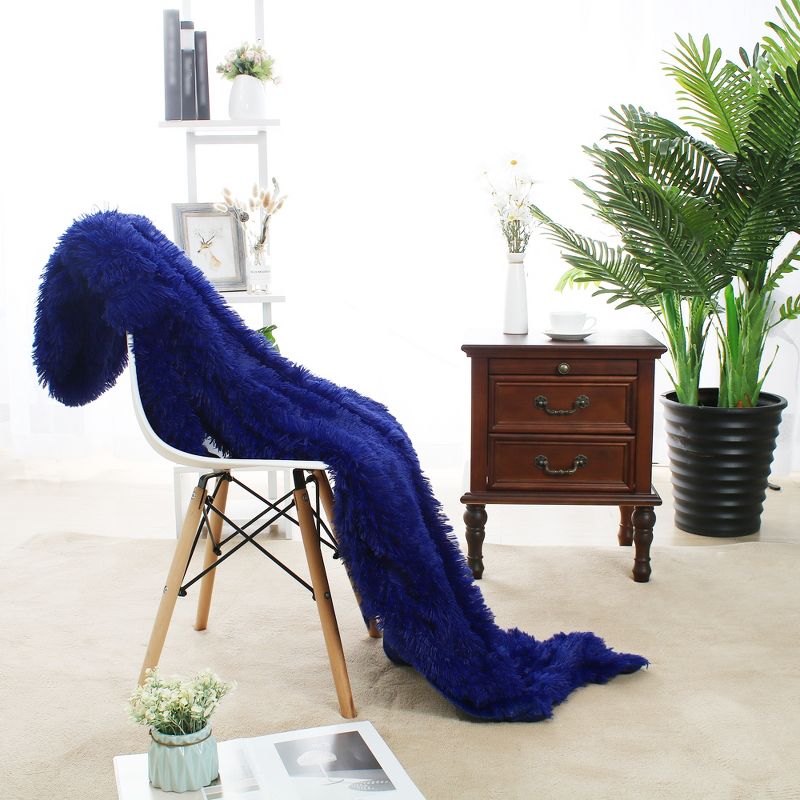 1 Pc Twin Polyester Flannel Fleece Bed Blankets Pink  - PiccoCasa