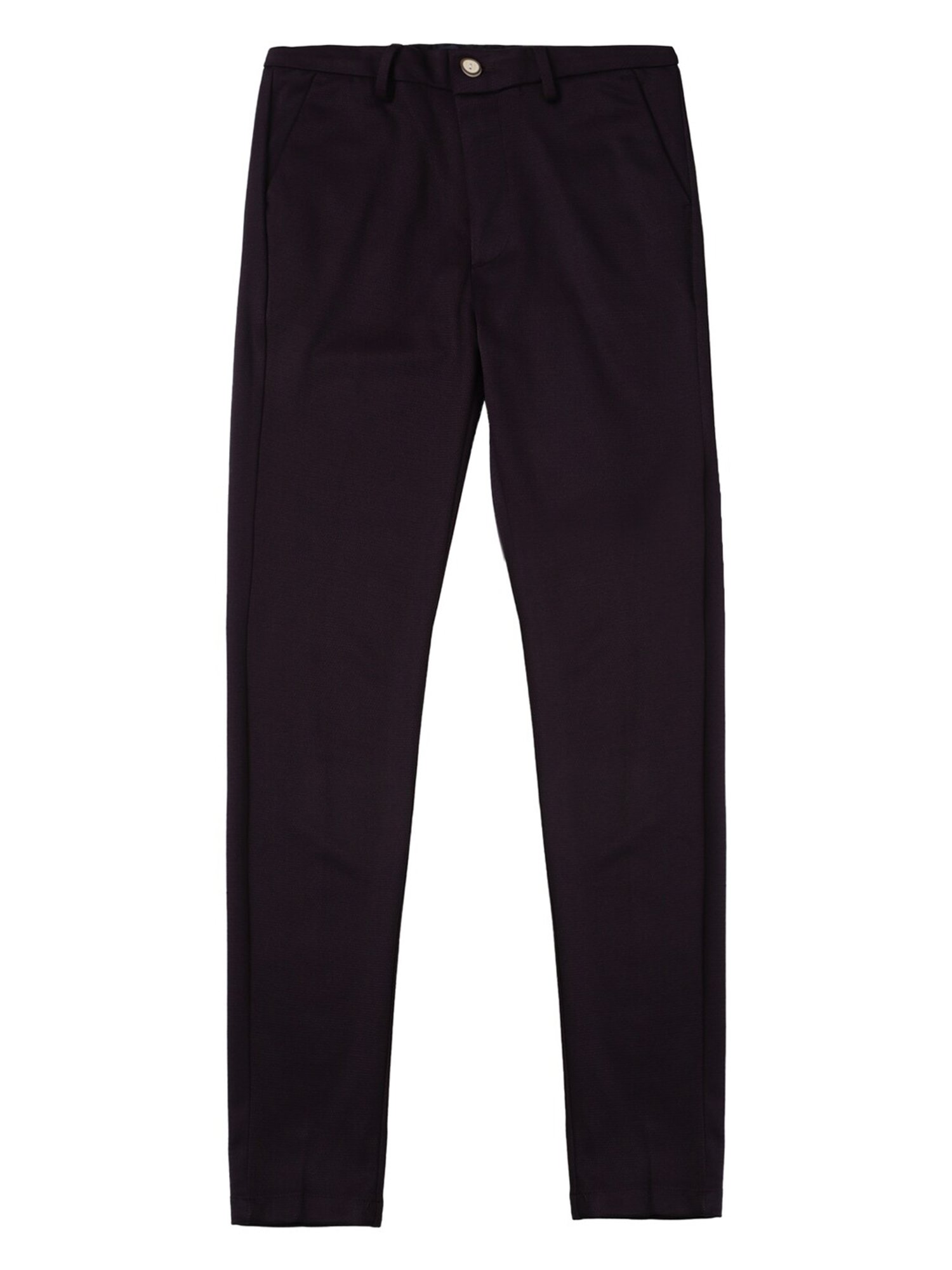 Allen Solly Junior Wine Solid Trousers
