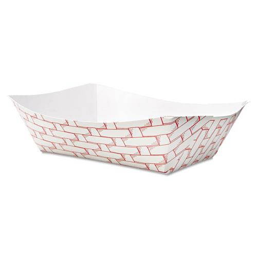 C-300 3# Red Weave Foodtray (500)