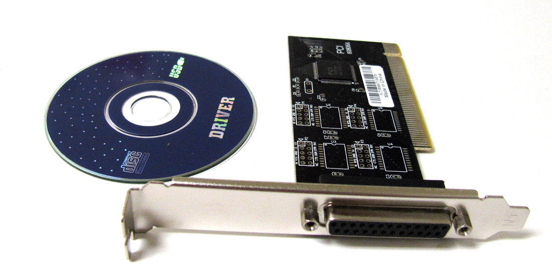 New PCI I/O Parallel Port DB25 25Pin IEEE 1284 Printer Card Controller Adapter