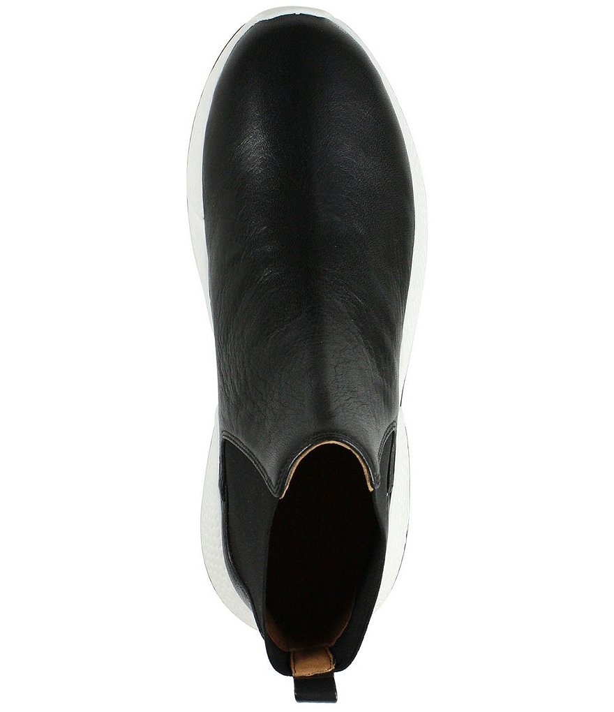 L'Amour Des Pieds Haddy Leather Chelsea Sneaker Booties