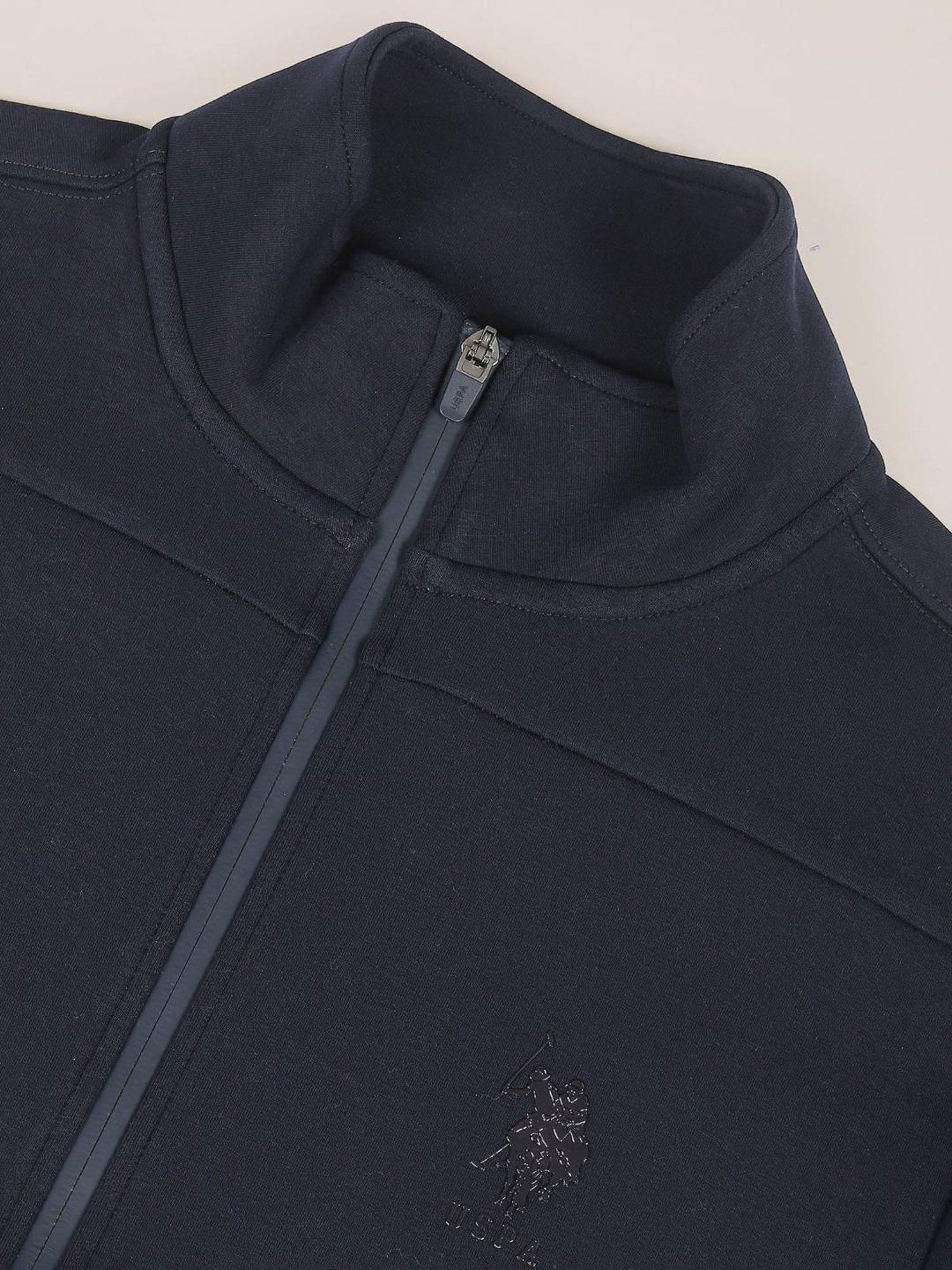 U.S. Polo Assn. Navy Regular Fit Printed Sweatshirt