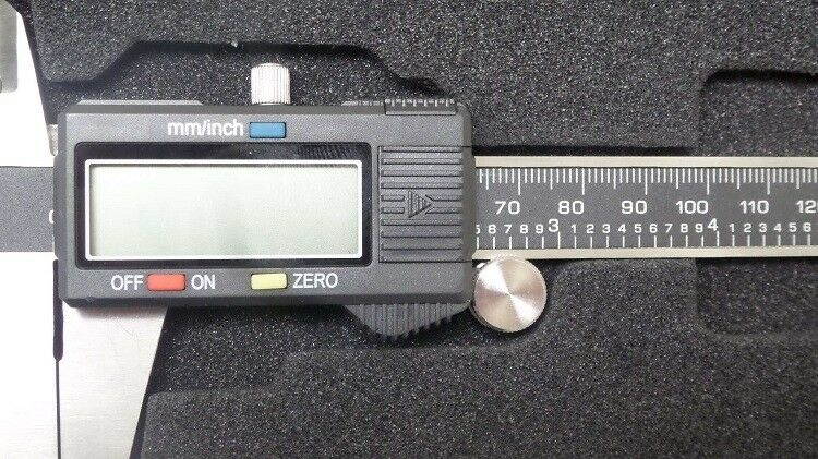 8" Digital Electronic Caliper Precision Stainless Inch Metric LCD Dial NEW
