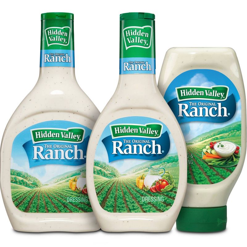Hidden Valley Original Ranch Salad Dressing & Topping - Gluten Free - 24fl oz/2pk