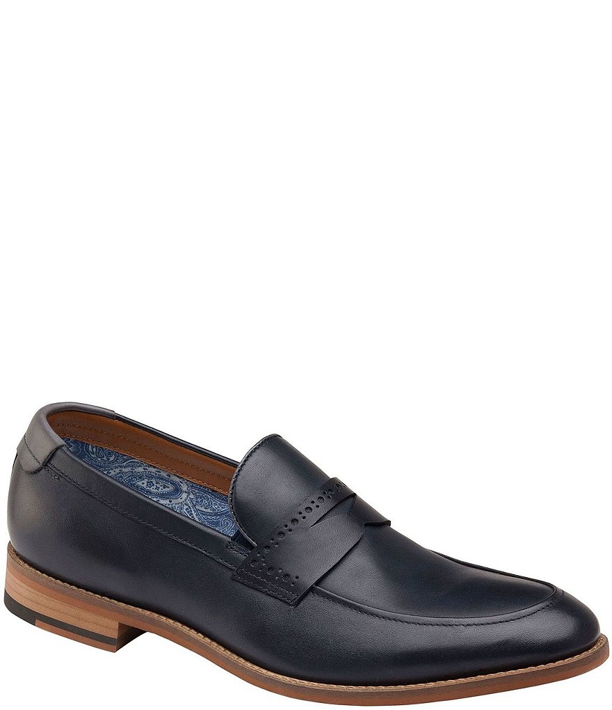 Johnston & Murphy Men's Milliken Leather Penny Loafers