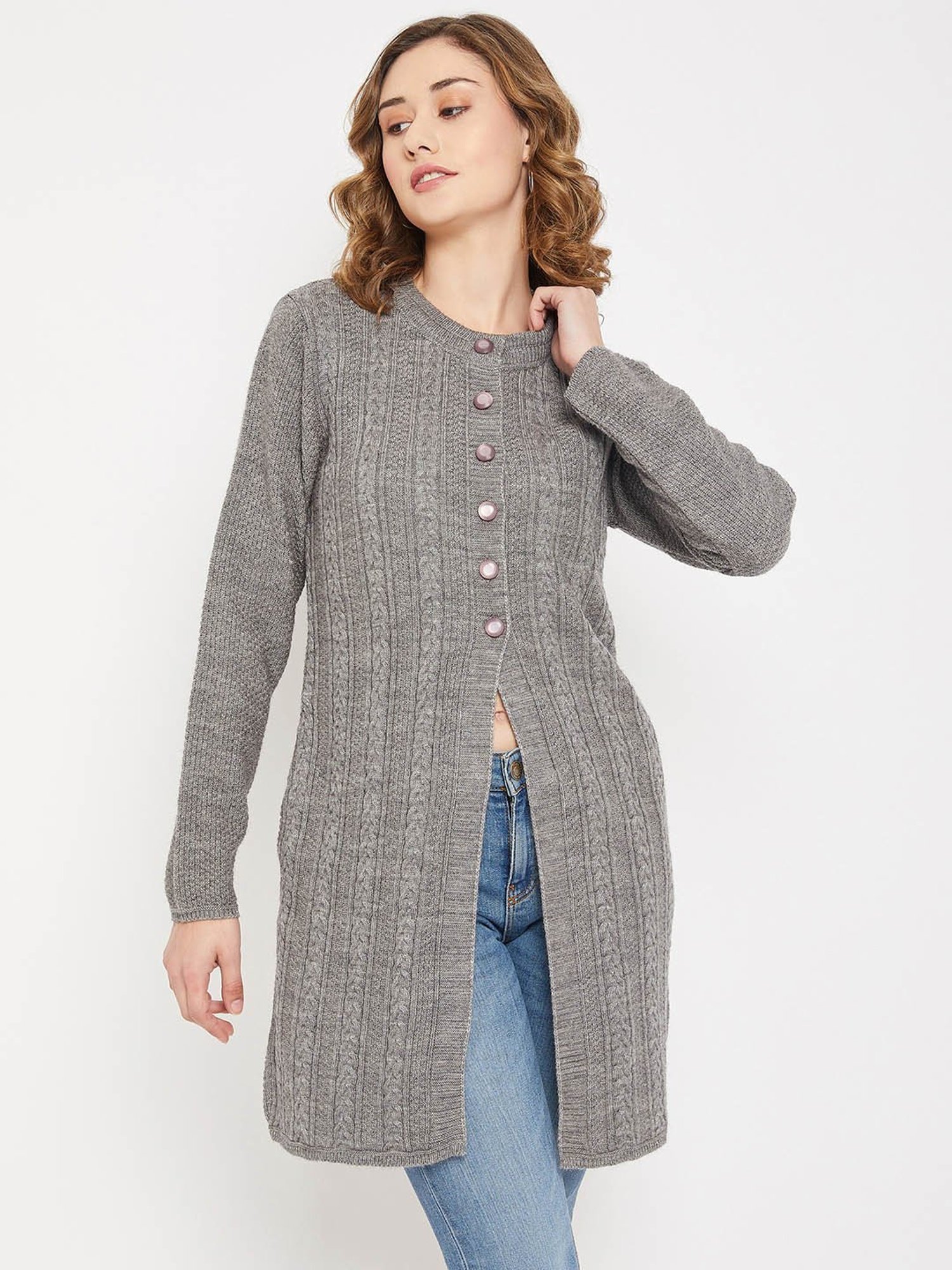 Cantabil Grey Cardigan