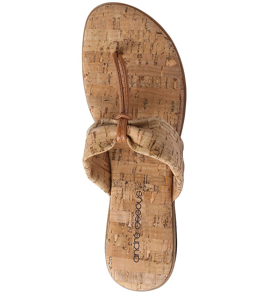 Andre Assous Noa Featherweights&trade; Cork Thong Sandals