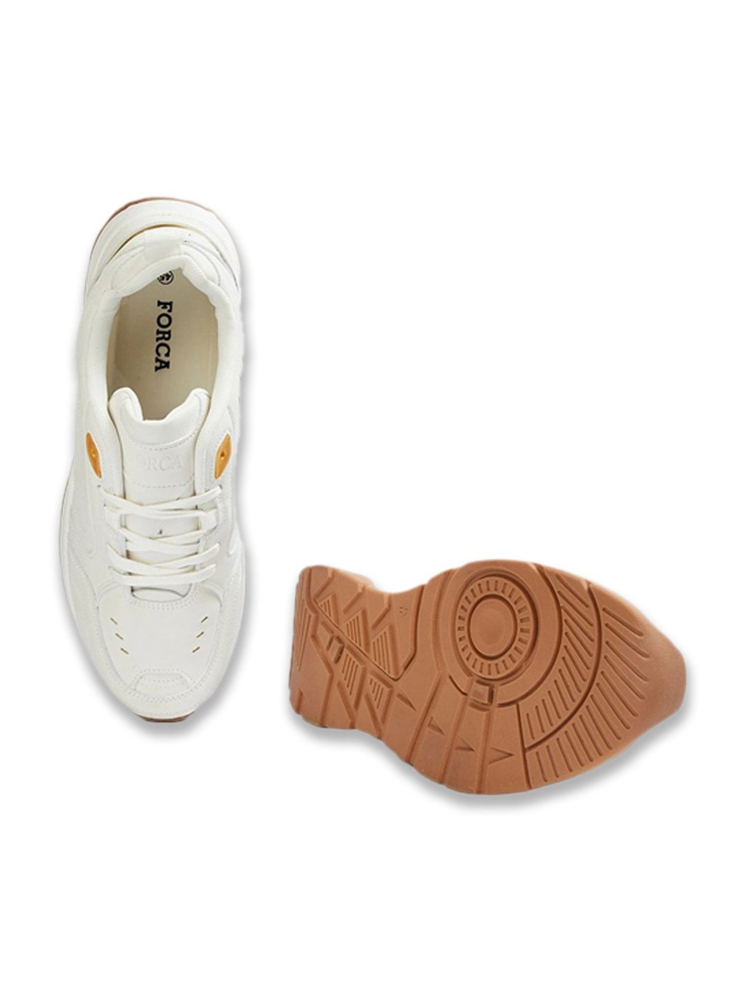 Forca by Lifestyle Men's White Running Shoes