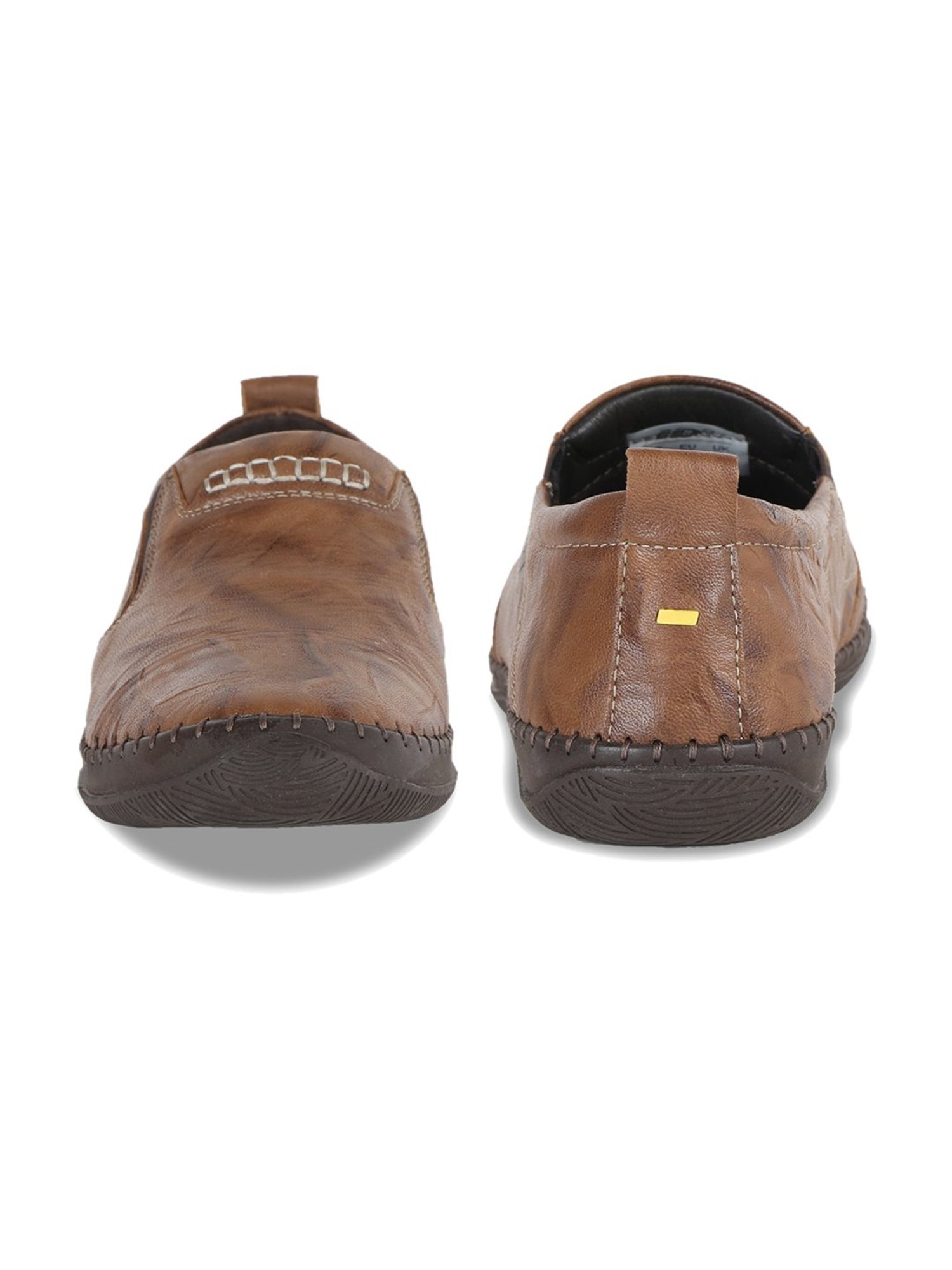 ID Men's Tan Casual Plimsolls